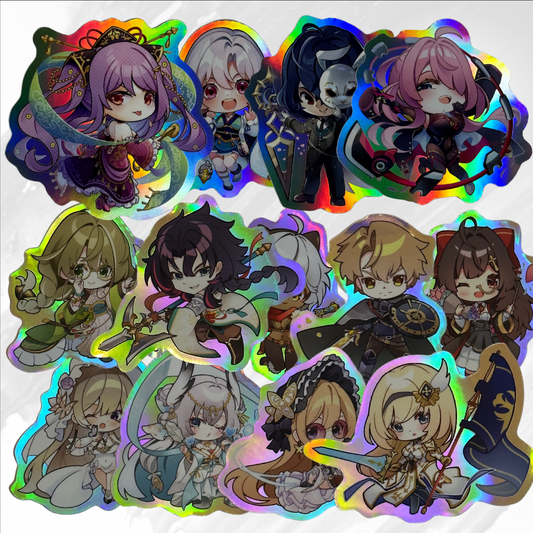 2" Foil Stickers